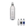 Quellwasser Natur mit Sportverschluss 500 ml transparent bedruckt mit Logo