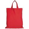 Apothekertasche aus Baumwolle mit Logo rot