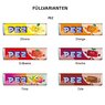 Füllvarianten Werbekarte Visitenkartenformat PEZ mit Logo