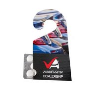 Spielgelanhänger Compli´mints Blister mit eigenem Logo