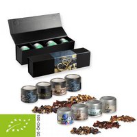 Verschiedene Weihnachts Teesorten Premium schwarz mit Logo