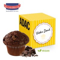 Muffin Maxi im Werbe-Würfel mit eigenem Logo