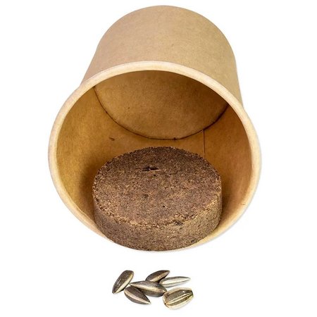 Pflanz-Würfel 2.0 mit Samen und Werbedruck