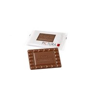 Schokoladentarfel 60g Frohe Weihnachten im Flowpack bedruckt mit Logo