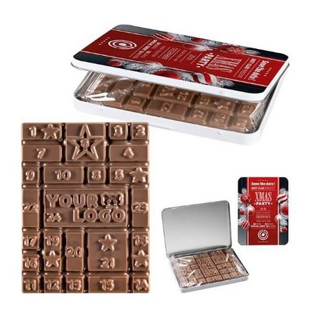 Adventskalender MINI Dekordose mit Logo