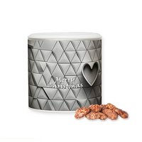 Bio Feuergebrannte Mandeln 110g in Pappdose Small mit individuellem Logo
