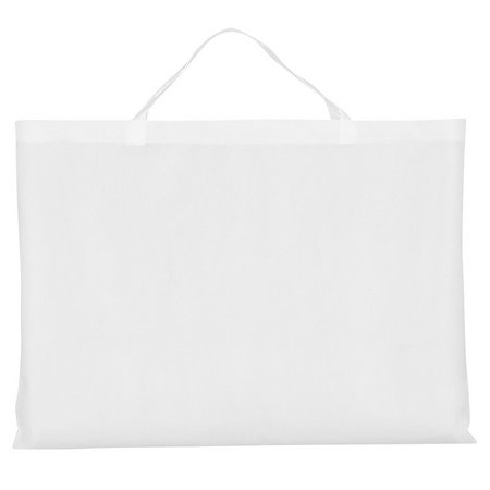 PP-Tasche 70x50cm mit zwei kurzen Henkeln 42 cm weiß als Werbegeschenk