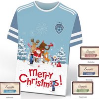 Täfelchen Adventskalender Trikot Sarotti mit Logo