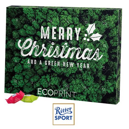 Adventskalender Eco XL Ritter Sport mit Logo