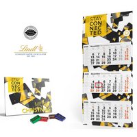 Jahreskalender mit Lindt Adventskalender Naps ECO mit eigenem Logo