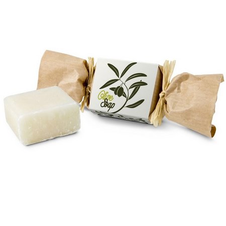 Olivenseife 30g mit Logo
