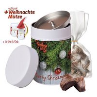 Spitzkuchen 100g mit kompostierbarer Beutel in Metalldose mit eigenem Logo
