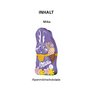 Inhalt Werbekarte Visitenkartenformat Milka Mini Schmunzelhase mit Logo