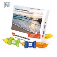Präsentbox Ritter SPORT Schokowürfel mit Logo
