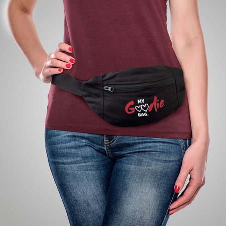 Gürteltasche COLMAR 32 x 15 cm – Canvas mit Reißverschluss und verstellbarem Gurt mit eigenem Logo