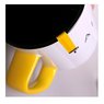 Keramikbecher Tommy Duo weiß/schwarz Druckvariante mit eigenem Logo