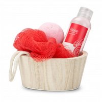 Wellness-Geschenkset Red in Balance bedrucken logo