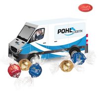 3D Präsent Transporter Lindt Lindor Pralinés mit Logo
