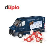 3D Präsent Transporter duplo Knusperlen mit Logo