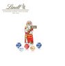 Füllung 3D Präsent LKW Lindt Minis Lindt Weihnachtsmann mit Logo