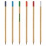 GAROS Bleistift mit farbigem Oberteil bedruckt mit Logo