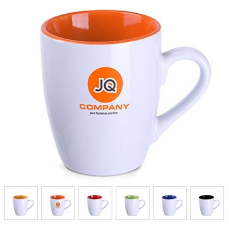 Keramiktasse Ilona Duo mit eigenem Logo