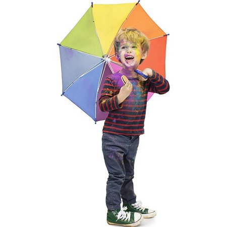 Stockschirm FARE® 4Kids mit Werbung