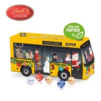 3D Adventskalender Lindt Bus Organic mit Logo