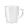 Tee Glastasse Basic 34cl gehärtet satiniert mit Logo