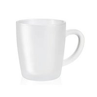 Tee Glastasse Basic 34cl gehärtet satiniert mit Logo