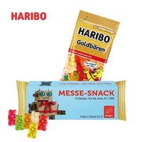 HARIBO Goldbären im Werbeschuber mit Logo