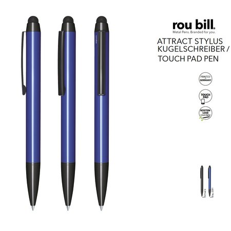 Senator Kugelschreiber Attract Stylus - Touch Pad Pen bedruckt mit eigenem Logo