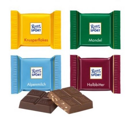 Inhalt 3D Adventskalender LKW mit Ritter Sport mit Logo