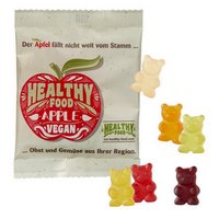 Fruchtgummi Vegane XXL-Bärchen 20g mit Logo