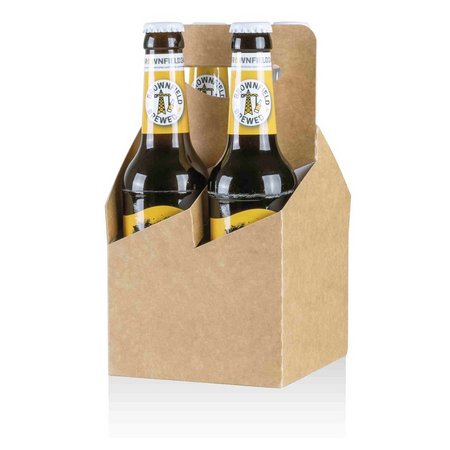 Mein Pils 4er Flaschenträger bedruckt mit eigenem Logo