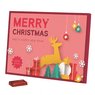 Premium Tisch Adventskalender Lindt bedruckt mit Logo