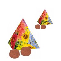 Pyramide Spitzenwachstum mit eigenem Logo