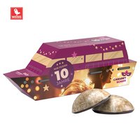 3D Präsent Schiff WEISS Lebkuchen mit Logo