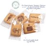 Vanille-Butterkeks einzeln in Klarsichtfolie verpackt mit Logo