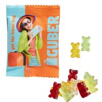 Zuckerfreie Bärchen 10g in Werbetütchen mit Logo
