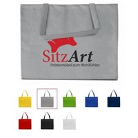 PP-Tasche Zurich mit langen Henkeln und Logo