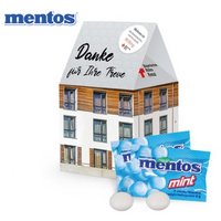 3D Präsent Haus Mentos Mint mit Logo