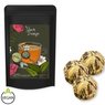 Grüner Tee China Royal-Rosen (4 Stück) 30g schwarz mit Logo