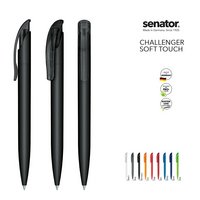 Senator Kugelschreiber Challenger Soft Touch bedruckt mit eigenem Logo