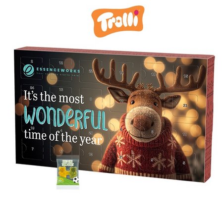 Adventskalender Eco L Trolli Team Gummibärchen mit Logo