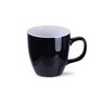 Keramikbecher Americano Small Duo schwarz/weiß mit Logo