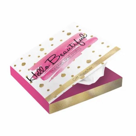 Taschentuchbox Bookstyle mit Logo