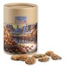 Feuergebrannte Mandeln ohne Zuckerzusatz (vegan), ca. 80g, Kraftpapierdose Midi mit Logo