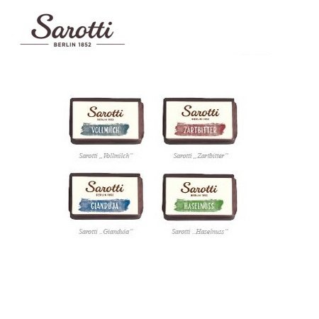 Füllung Adventskalender Weihnachtsbuch Sarotti Organic mit Logo