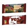 Nestlé Yes Kuchenriegel im Werbeschuber mit Logo